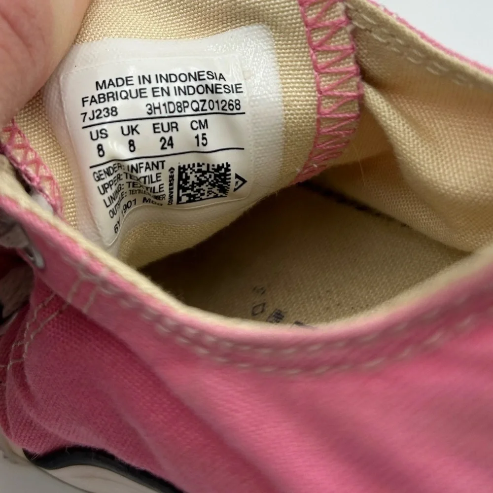 Converse All Star Pink Girls Sneakers